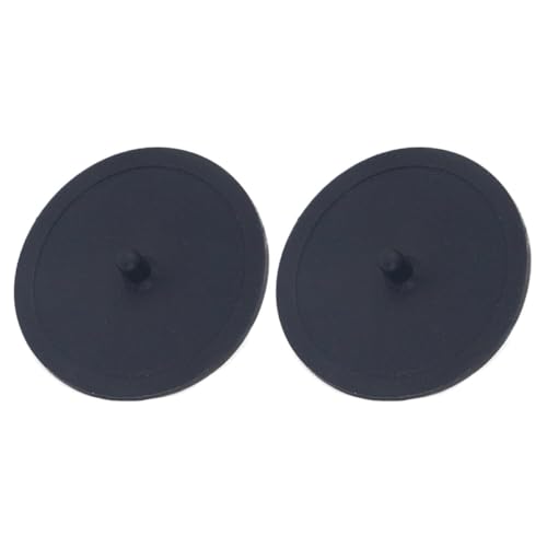 Garneck Accessoires de Nettoyage pour Machine à Café en Caoutchouc, Tapis de Rétrolavage 2 Pièces pour Espresso Facile à Nettoyer et Filtre Aveugle pour Usage Domestique
