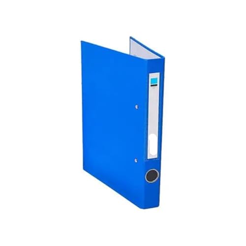 ZRHWSPD Kontoauszugsordner 2 Ring Lever Arch File Portable High Capacity Folder Two Hole Binder Plastic Lever A4 Binder Folders School Office Supplies(Blue)