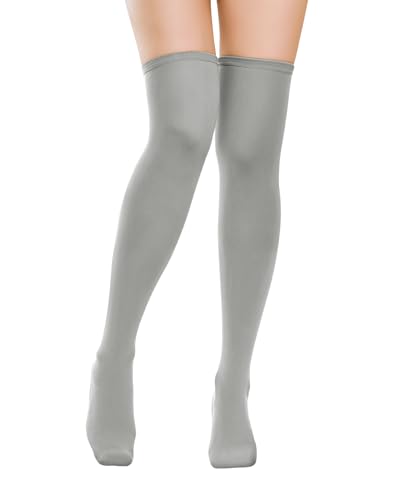 Image of Century Star Womens Casual Stripes Thigh High Long Socks-Thin Over the Knee High Stocking Thigh High Tights Boot Socks