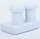 Anadol Monoblock Twin LNB Gold Line für Satellitenschüssel - 2 Teilnehmer, 2 Satelliten, Astra 19.2 & Hotbird 13 - digital Doppel Sat Kopf 0.1dB - Full HD, 4K, 8K, UHD, 3D, HDTV + 4 F-Stecker gratis