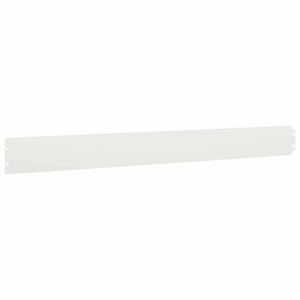 Krawędzie trawnika, 10 szt., białe, 10 x 103 cm, krawędź rabatki, krawędź do koszenia, palisada, ogrodzenie wtykowe, ogrodzenie ogrodowe, ograniczenie ścieżki, odporne na warunki
