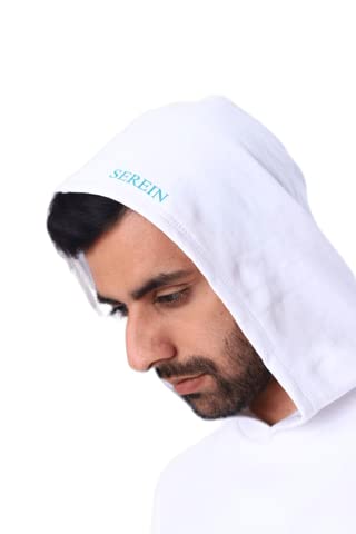 SEREIN Unisex Fleece Hoodies (White_XS) 4