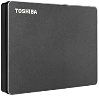 Toshiba Canvio Gaming 2TB Portable External Hard Drive USB 3.0, Black for PlayStation, Xbox, PC & Mac - HDTX120XK3AA