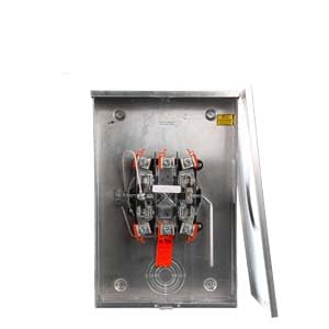 SIEMENS 41405-025F Meter Base, 5 JAW, 200A, OH/UG Aluminum Enclosure, Closing Plate