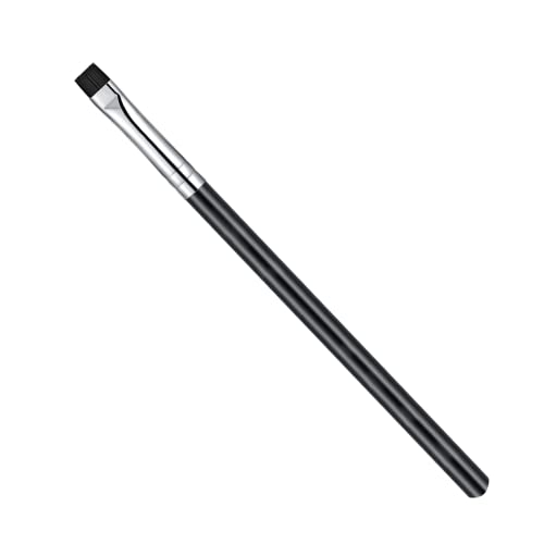 Pincel de Delineador de Ojos, Pincel de Ceja, Brocha para Delinear los Ojos, Pinceles Ojos en Ángulo Plano, Pinceles de Maquillaje, para Ojos, Cejas, Sombra de Ojos