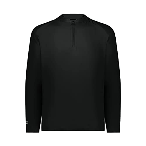 Holloway Mens Clubhouse Pullover Jackets, Black/Black, Small US at