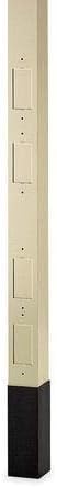 Alum Srvice Pole, Ivory, 10 ft. 2"L, 2.13"W