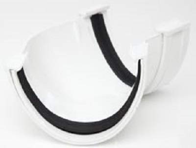 POLYFLOW Polypipe Deep Capacity [WHITE] ANGLE 135 DEGREE RD504 for 117mmx 75mm PVCu half round deepline guttering systems