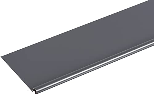 Bande de rive astragale ALUMINIUM GRIS ARDOISE - 2M - Dimension du profilé 250 mm – vue 2