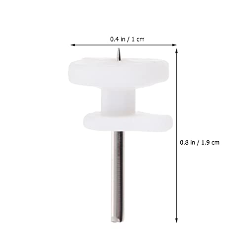 Image of Cabilock Photo Frame Hooks Mini White Traceless Wall Hanging Nails Picture Hangers Hanger Accessories for Oil Paintings and Home Decor