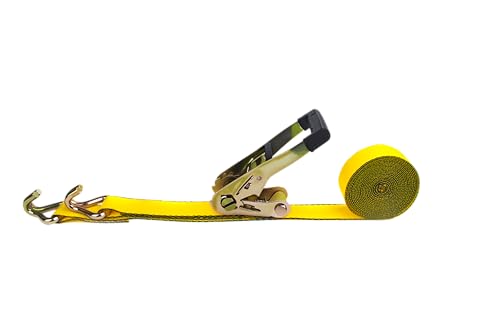 2 Inch Ratchet Straps Heavy Duty，30ft Tie Down Straps Ratchet with Double J Hook, 10000lbs Break Strength, Cargo Ratchet Straps for Moving, Truck, Trailers, Motorcycles (4 Pack) by JOYANALL - Image 9