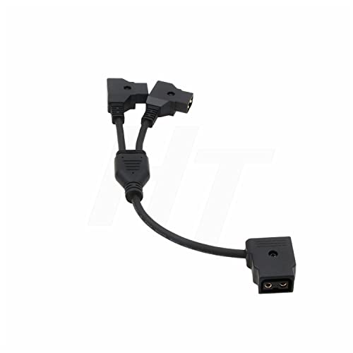 Cable P-tap hembra a doble D-tap macho para batería V-Mount Anton Bauer IDX 5