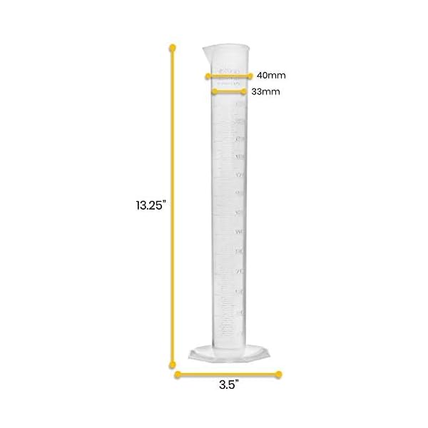 EISCO-Graduated-Cylinder-250mL-Class-B-Tolerance-Octagonal-Base-Polypropylene-Plastic-Industrial-Quality-Autoclavable EISCO-Graduated-Cylinder-250mL-Class-B-Tolerance-Octagonal-Base-Polypropylene-Plastic-Industrial-Quality-Autoclavable