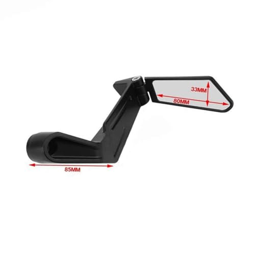 Espejo retrovisor para manillar de motocicleta con control de agarre de angulo ajustable 7