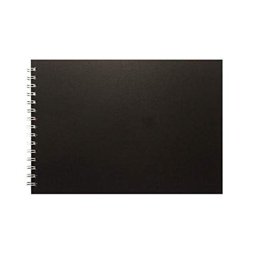 Photo Album Black Scrapbook A4 Size With 25 Black Sheets Photo Album (Free Marker Pencil)-image-42