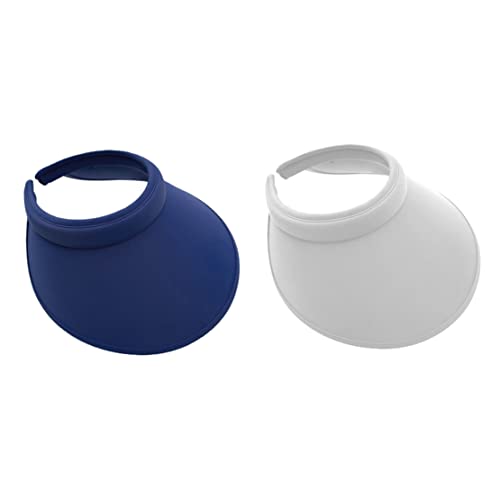 Gcroet-Femmes-Summer-Sun-Visor-HatBig-Brim-UV-ProtectionSun-Sports-Visor-Hats-Cap-Visors-Sun-for-WomenMesdames-Sun-Hat-for-Women-Plimable-UV-Protective-HatsPoule-de-Plage-de-Vacances