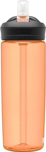 Image of CamelBak Eddy+ Water Bottle with Bite Valve Straw, Leak‑Resistant Easy‑Sip Design for Everyday Hydration, 20oz, Desert Sunrise