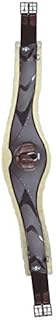 Professional's Choice Sports Medicine Products VenTech Contoured Equestrian Jump Girth Chocolate 46