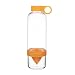 Citrus Zinger Chug, Zing Anything, Active Infusion Water Bottle, Citrus Fruit Infusion, Healthy Beverages, BPA EA free Tritan, Reusable Water Bottle, Infusion Technology, Chug Cap, 28 oz, Orange