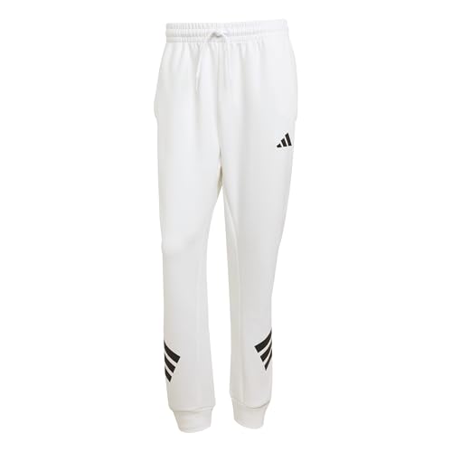 adidas Herren Future Icons Three Stripes Pant, White, L
