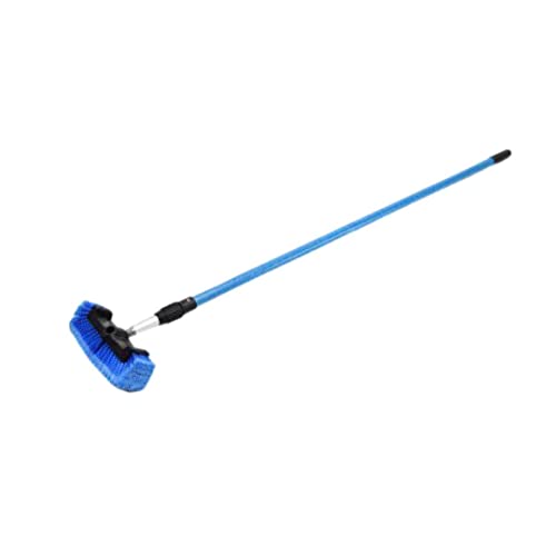 Brosse de lavage voiture triface Tech'N'Fast à manche télescopique alu de 3m