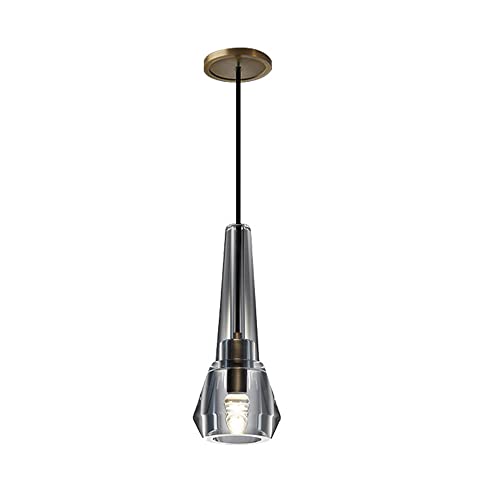 Lampe nordique à suspension en cristal cuivre pour de mur