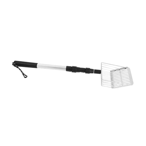 VANZACK Stainless Steel Cat Litter Scoop Kitten Litter Shovel Ergonomic Handle Shovel