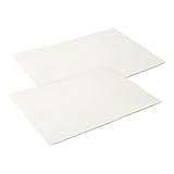 Auratrove Hoja de juntas de fibra cerámica de 2 mm A5 210 x 145 mm, resistente al calor, hasta 1260 °C, para reparación de puertas de chimenea y quemadores de leña
