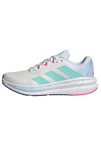 adidas Questar 3 Running Shoes, Zapatillas para Correr Mujer, FTWR White/Flash Aqua/Lucid Pink, 38 EU