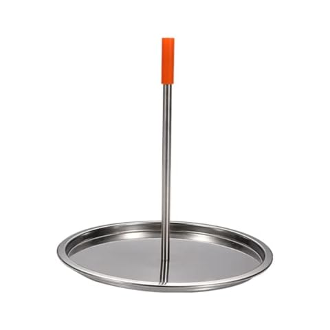 DSFSAEG Vertical Skewer Stainless Steel Brazilian Barbecue Grilling Rack Meat Spit for Steak Whole Chickens Fish Large Meat Cover