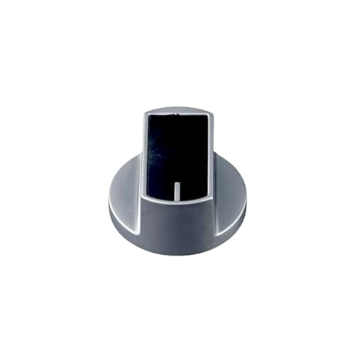 Image of Gas Stove Knobs Set, Manual Ignition Buttons, Compatible with All Gas Chulhas (1, Metal Silver)