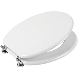 "Made in Italy" Copriwater Sedile Universale Alta Qualità, Bianco, 44x38cm