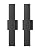 EDISHINE 2 Pack LED Outdoor Wall Lights Dimmable, 3000K 4000K 5000K, 15.7" Modern Black Outdoor Wall Sconce, IP65 Waterproof, Linear Exterior Wall Light for Entrance, Hallway, Garage, Porch