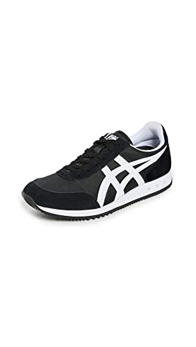 Onitsuka Tiger New York Unisex Sneakers, Black/White, 11.5 US Women/10 US Men