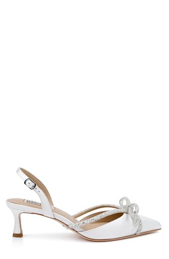 Image of Badgley Mischka Women's Angelina Slingback Kitten Heels