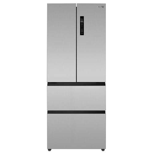 HYE French Door American Fridge Freezer - 403L Frost Free Inox