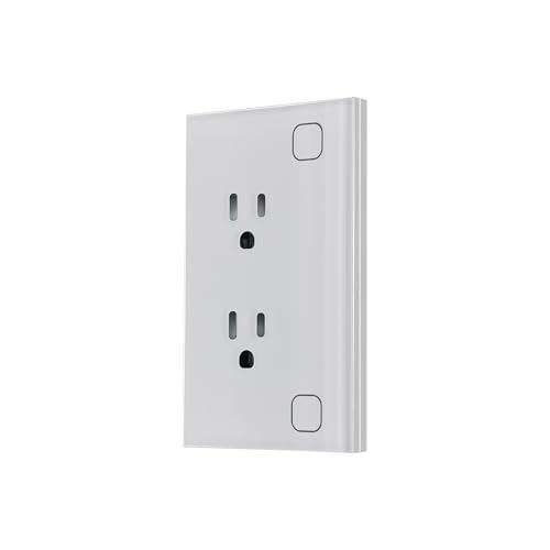 Smart-Plug-Energy-MonitoringWi-Fi-in-Wall-OutletWhite Smart Plug Energy Monitoring,Wi-Fi in Wall Outlet,White - Image 1