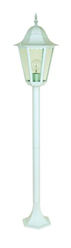 LUTEC 11333 LJ WH, Wegeleuchte, Aluminium, E27, weiß, 106 x 23,5...