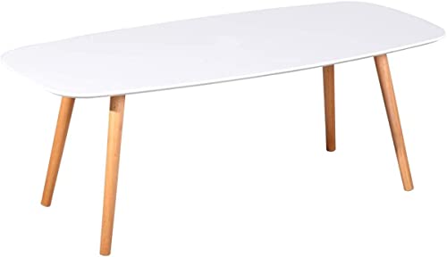Table basse blanche Table de salon Table d'appoint Table de canapé Table moderne