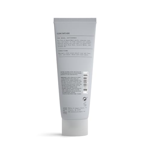 Image of Bevel Face & Beard Wash with Witch Hazel and Aloe Vera to Cleanse, Hydrate