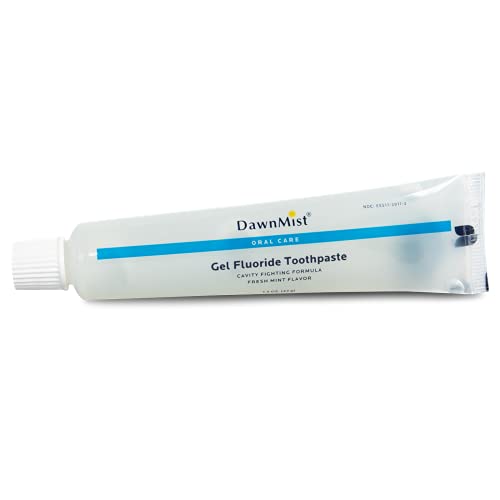 Dukal Dawn Mist Gel Fluoride Toothpaste, 1.5 oz. Tube, Clear (Pack of 144) image 3
