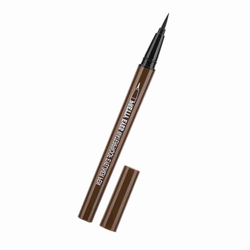 Delineador líquido de textura suave color marrón claro miniatura 1