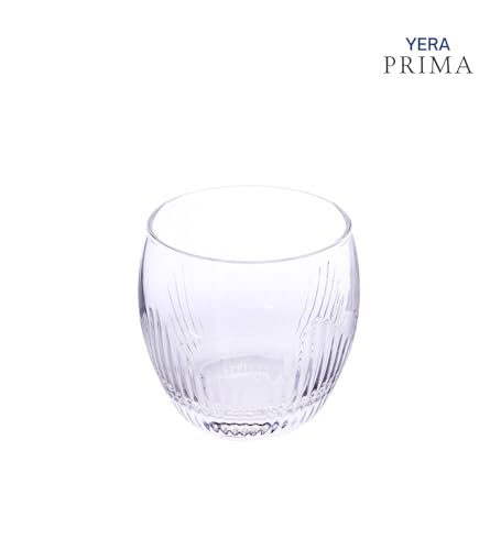 Image of Yera Prima Zest Whisky /Scotch /Water Glasses- 345 ml Each -Set of 2 pcs | for Daily use & Gifting