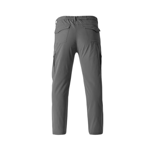 Manzera Stretch Cargo Pants Men Construction Slim Fit Stretch Pants Gym Hiking Jogger3