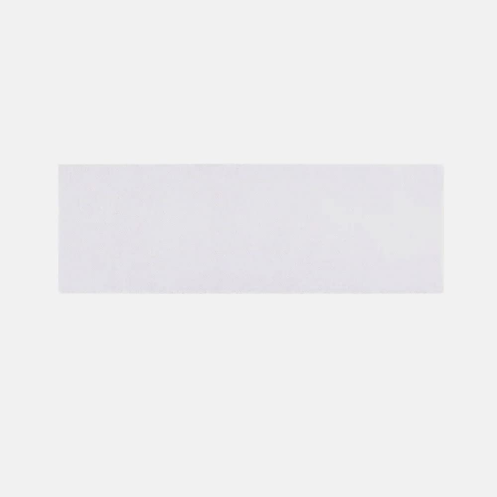 Spa-Quality Heavy Weight Bright White Rug for Bathroom Floor with Non-Skid Latex Backing 24 x 72 High Pile