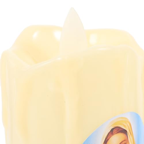 Velas LED sin Llama para Oración MAGICLULU de Plástico Durable a Pilas 3
