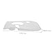 JECOMPRIS Silicone Central Control Switch Button Cover Transparent Center Console Gear Shift Panel Protector Car Interior Accessories Compatible for BMW X3