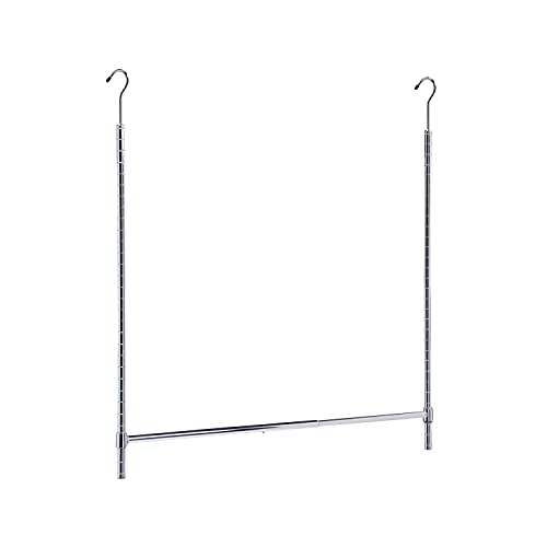 Honey-Can-Do HNG-09071 Honey Can Do Hanging Double Closet Rod Hng-09071 Chrome thumb #2