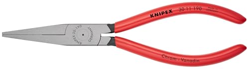 KNIPEX Tools - Long Nose Pliers, Flat Tips (3011190)