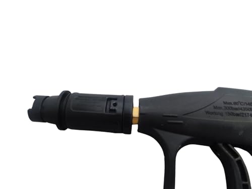 Image of Spray Gun M22 (Connection) Pressure Water Spray Gun Car Wash Floor Cleaning 190BAR High Pressure Water Washer Gun with Adjustable Nosel (Yellow)